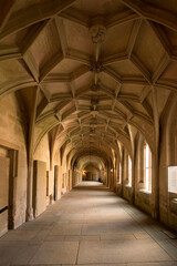 Fototapeta na wymiar Bebenhausen Abbey (Kloster Bebenhausen), Germany: cloister