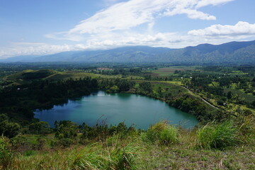 One of the crater lakes close to Fort Portal