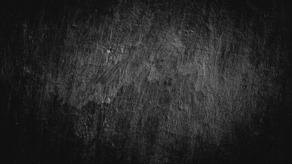 dark grunge black grey abstract concrete wall texture background
