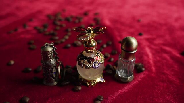 Beautiful patterned glass perfume bubbles