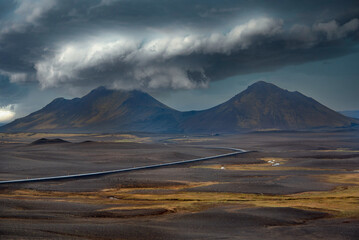 Fototapeta premium Düsteres Island