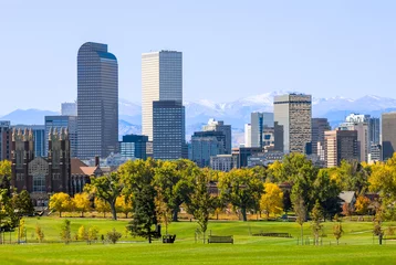 Foto op Canvas Denver Colorado. Mile High City. Rocky Mountains. © SUDIO 1ONE