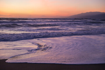 Fototapeta premium Nature beach sunset wallpeper