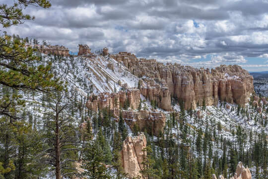 Stormy day at Bryce Canyon, Utah.
