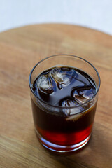 iced coffee. cold drink 