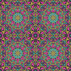 3deffect - abstract colorful kaleidoscopic pattern 