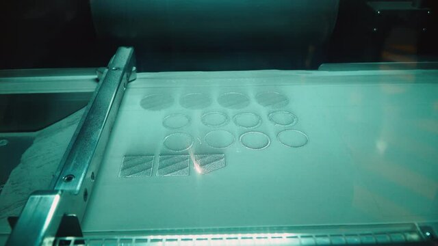 3D printer working with metal. production of iron parts using modern technologies. industrial solutions to modern problems.