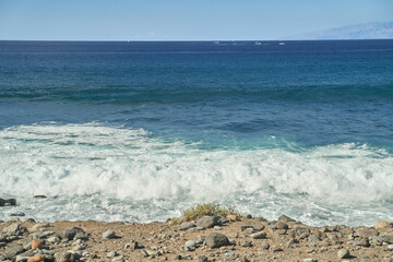 Ocean wave on Costa Adeje, Tenerife