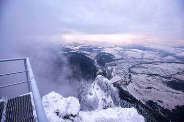 Widok z Okrąglicy (Trzy Korony- Pieniny)