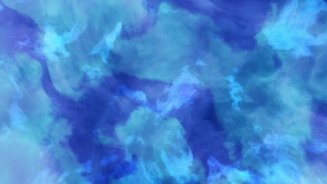 blue psychedelic background smoke in motion nebula space cloud universe moving galaxy cosmos 3D illustration
