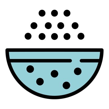 recommend clip art: Collecting milk icon. Outline collecting milk vector icon color flat isolated