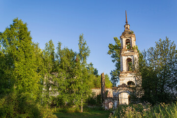 an old abandoned orthodox church