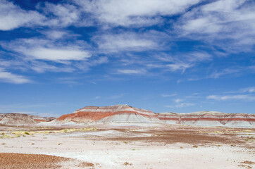 Petrified Forest National Park - The Teepees or Chinle Formation