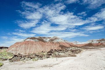 Petrified Forest National Park - The Teepees or Chinle Formation