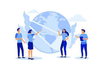 Coronavirus outbreak. Coronavirus danger and public health risk disease and flu outbreak. Pandemic medical concept with dangerous cells.Vector illustration vector