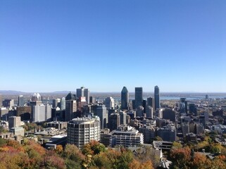 Fototapeta premium city skyline of Montreal