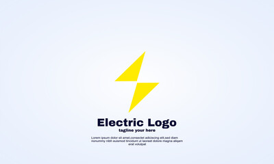 vector flash design icon thunder bolt template