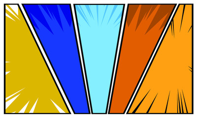 Comic Abstract Background Design Vector