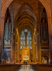 Fototapeta na wymiar Liverpool Anglican Cathedral Hall