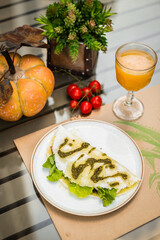 Delicious Sweet Bakery Patisserie Coffee Food Menu Gourmet Meal Dessert Chocolate Strawberry Lemon Flour Cake Pie Piece Chicken Fry Cheese Pizza Bread