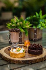 Delicious Sweet Bakery Patisserie Coffee Food Menu Gourmet Meal Dessert Chocolate Strawberry Lemon Flour Cake Pie Piece Chicken Fry Cheese Pizza Bread