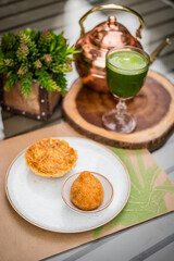Delicious Sweet Bakery Patisserie Coffee Food Menu Gourmet Meal Dessert Chocolate Strawberry Lemon Flour Cake Pie Piece Chicken Fry Cheese Pizza Bread