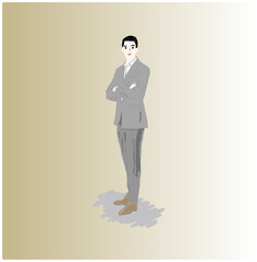 an image depicting an office worker