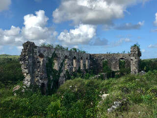 Fototapeta na wymiar Ruins in Antigua