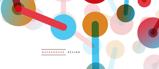 Network concept abstract background. Dots connection. Big data idea. Business template for wallpaper, banner, background or landing