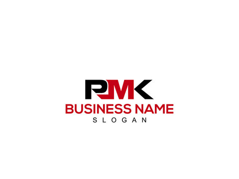 Initial letter PMK logo, Colorful pm Icon Logo Design