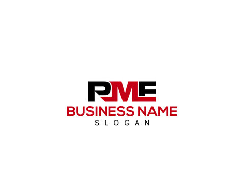 Initial letter PME logo, Colorful pm Icon Logo Design