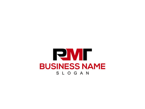 Initial letter PMT logo, Colorful pm Icon Logo Design