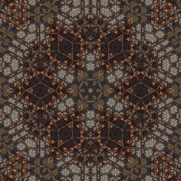 Traditional pattern design for the background. Fantasy flower texture for paper, wrapper, fabric, business card, carpet, tiles, flyer printing. interior decoration idea, new wallpaper for printing