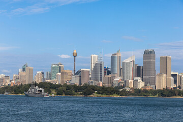 Fototapeta na wymiar Sydney Cityscape from Sydney Harbour