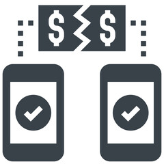 split glyph style icon