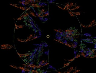 Imaginatory fractal abstract background Image