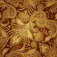 Seamless Gold Pattern 02