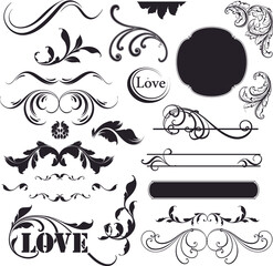 Set of vintage elements 02