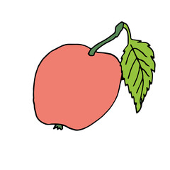 Pink apple