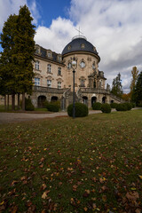 Schloss und Schlosspark Craheim bei Wetzhausen, Markt Stadtlauringen, Landkreis Schweinfurt, Unterfranken, Bayern, Deutschland