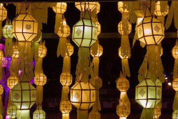lamps on the ceiling