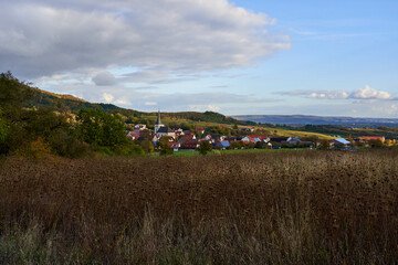 Fachwerkdorf Nassach im Naturpark Haßberge, Gemeinde Aidhausen, Landkreis Haßberge, Unterfranken, Franken,  Deutschland