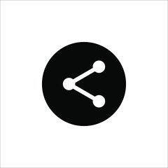 Share icon with square and arrow vector illustration on white background