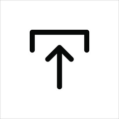 Share icon with square and arrow vector illustration on white background