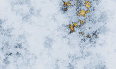 Abstract fine crystal grain quartz  and gold texture. Stone background.