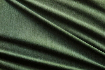 Fototapeta premium texture, background, pattern, green cloth for wallpaper, elegant background design