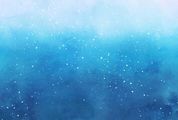 背景素材_水彩テクスチャ_青