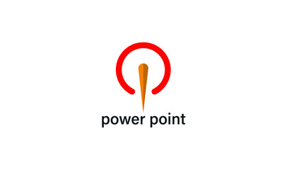 Power point logo application icon design