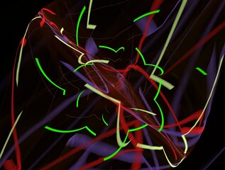 Imaginatory fractal abstract background Image