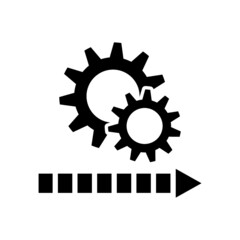 System update icon isolated on white background